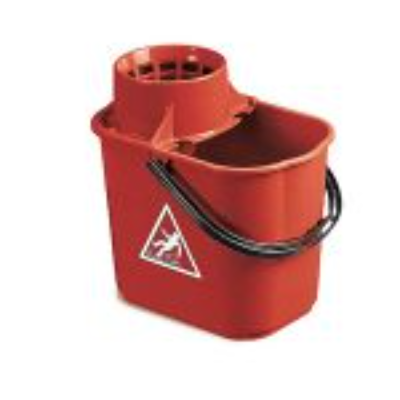 Heavy Duty Mop Bucket 14L Red