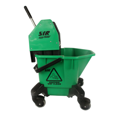 Kentucky Mop Bucket on Wheels with Wringer 20L Green