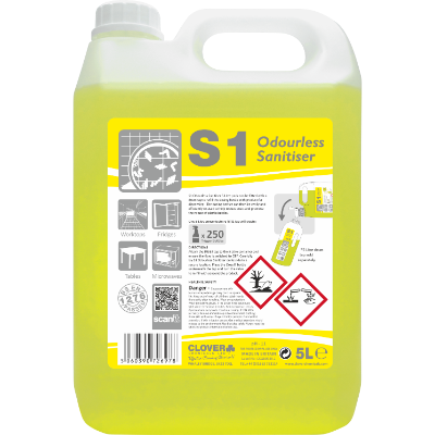Clover DoseIt S1 Hard Surface Cleaner/Sanitiser 5L