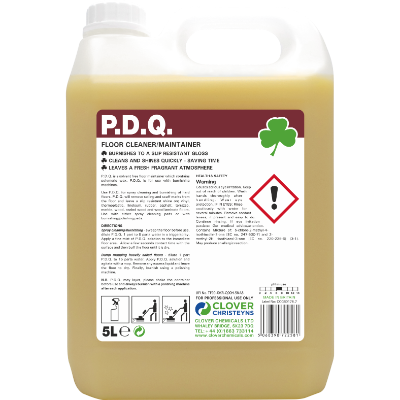 Clover PDQ Floor Cleaner/Polish Maintainer 5L