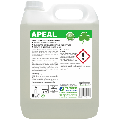 Clover APEAL Apple Daily Washroom Cleaner 5L