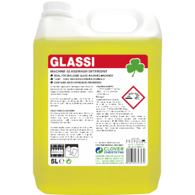 Clover GLASSI Machine Glasswash Detergent 5L