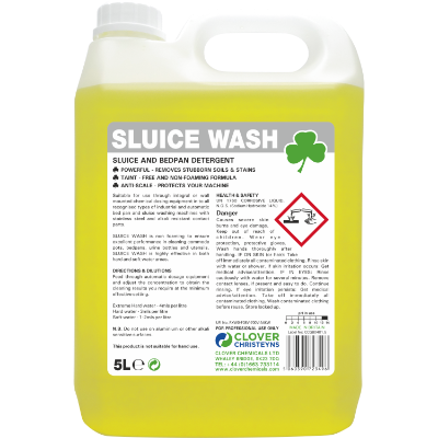 Clover SLUICE WASH Sluice and Bedpan Detergent 5L