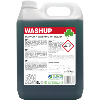 Clover WASHUP Concentrated Detergent 5L