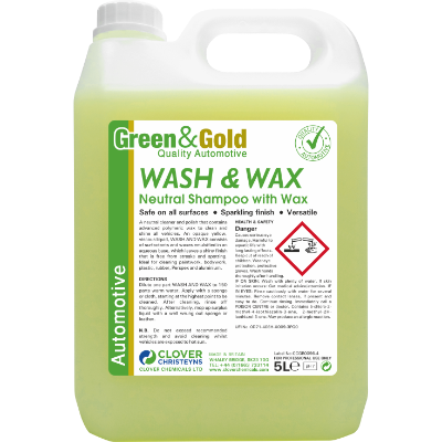 Clover WASH & WAX Car Shampoo 5L
