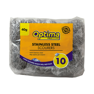 Stainless Steel Scourers Optima ProClean 40g
