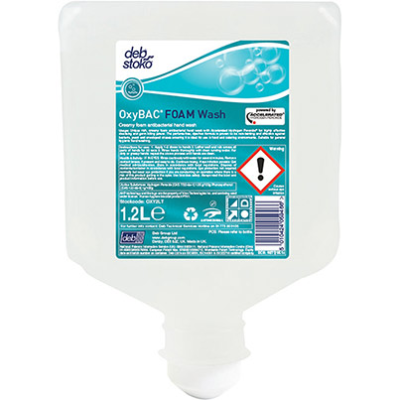 Deb OxyBAC Antimicrobial Foam Hand Wash 1.2L (OXY12LTF)