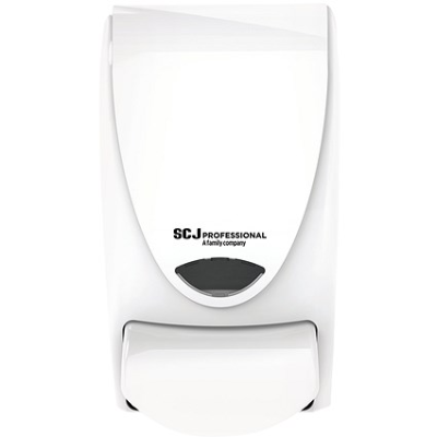 Deb White 1L Dispenser (with black logo)