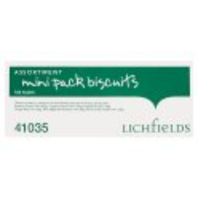 LICHFIELDS Assortment Mini Pack Biscuits 100 Packs