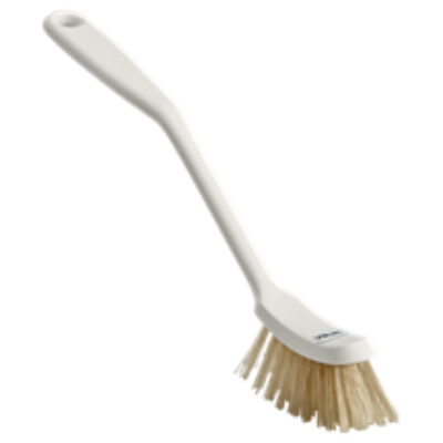 Vikan Brush with heat resistant filaments 290mm, Hard WHITE