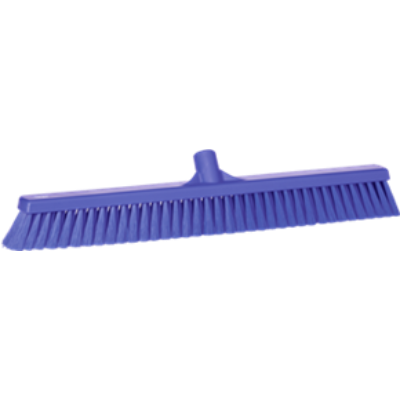 Vikan Broom 610mm, Soft BLUE