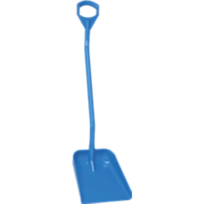 Vikan Ergonomic Shovel Large/Large 380 x 340 x 90mm, 1310mm, BLUE