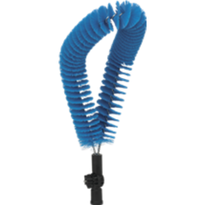Vikan Pipe Exterior Brush 510mm, Medium BLUE