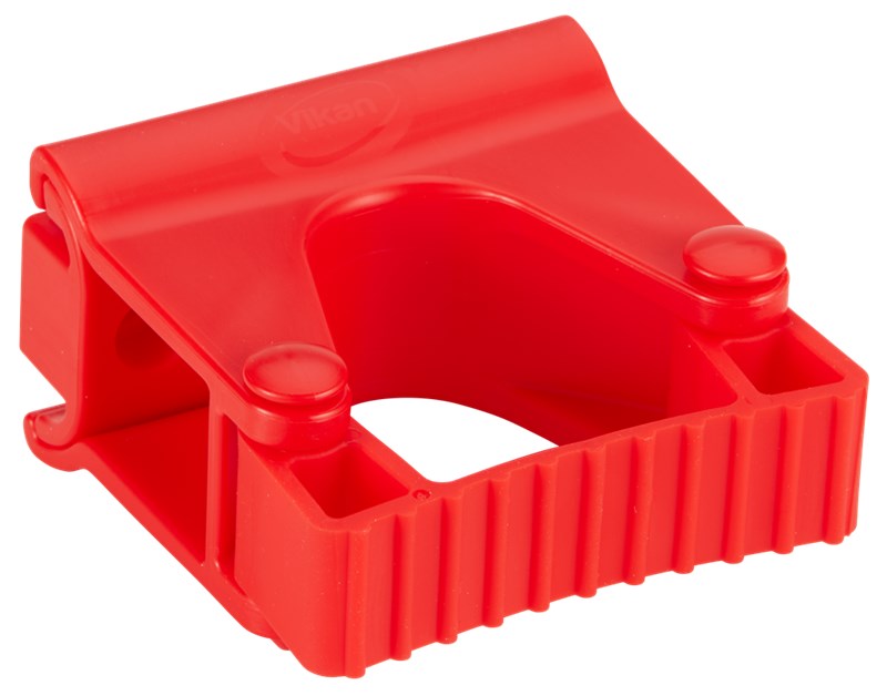 Vikan, Hygienic Wall Bracket, Grip Band Module, 82 mm, RED