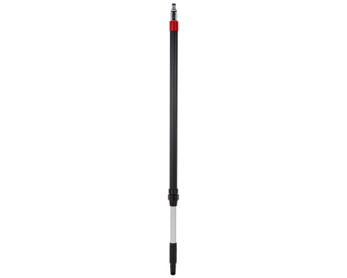 Vikan Aluminium Telescopic Water Fed Handle with on/off Click Fit (C) 32mm Dia, 1060-1600mm, BLACK