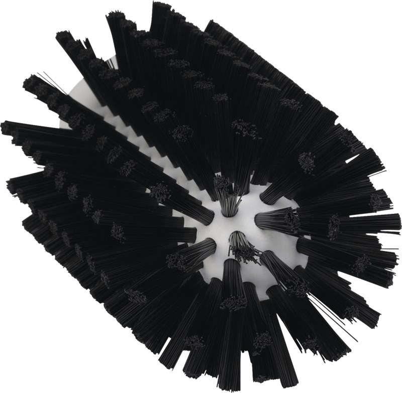 Vikan Pipe Cleaning Brush f/handle 77mm Dia, 155mm, Hard BLACK