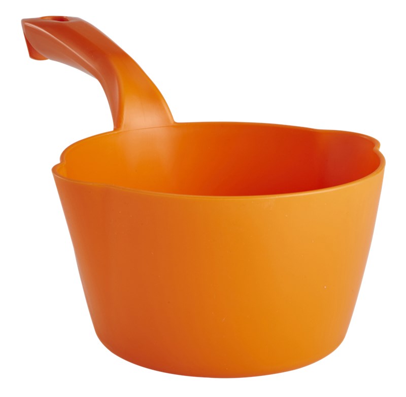 Vikan Round Bowl Scoop 1 Litre  ORANGE