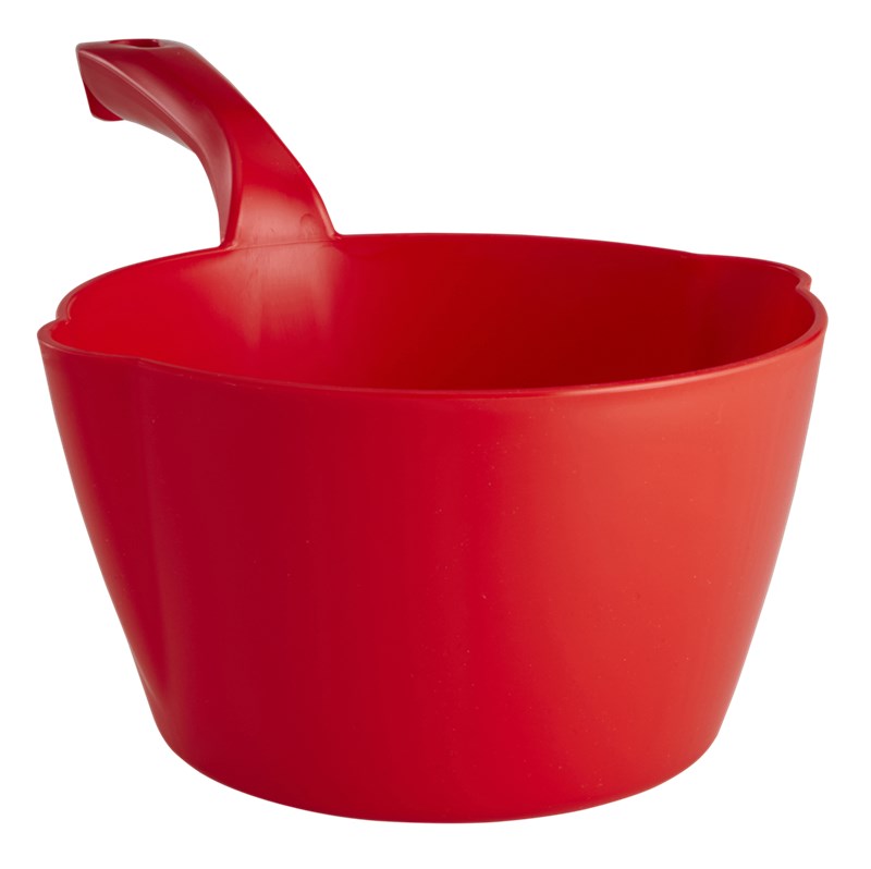 Vikan Round Bowl Scoop 2 Litre RED