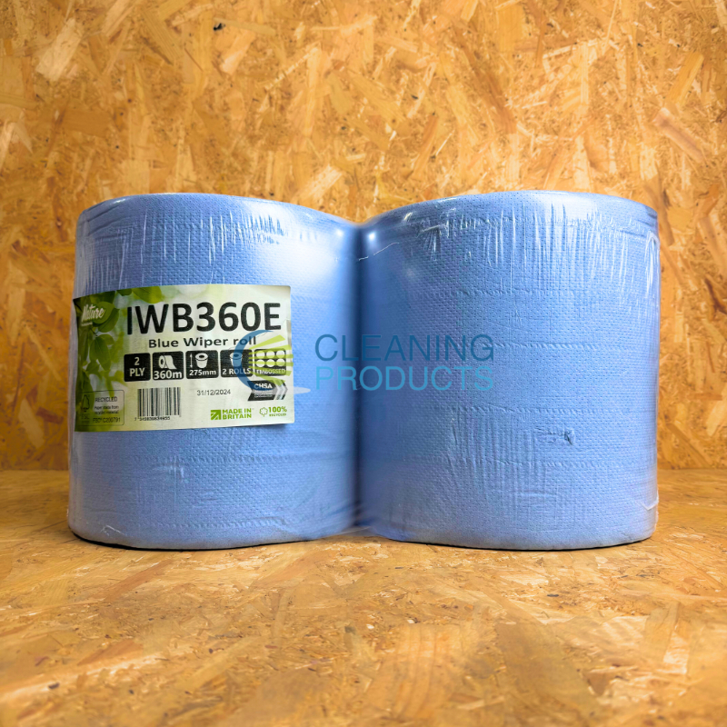 2Ply Blue Floorstand Roll Embossed - 360m x 275mm - 2 Rolls