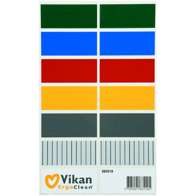 Vikan Colour coding stickers, 240 mm, , 